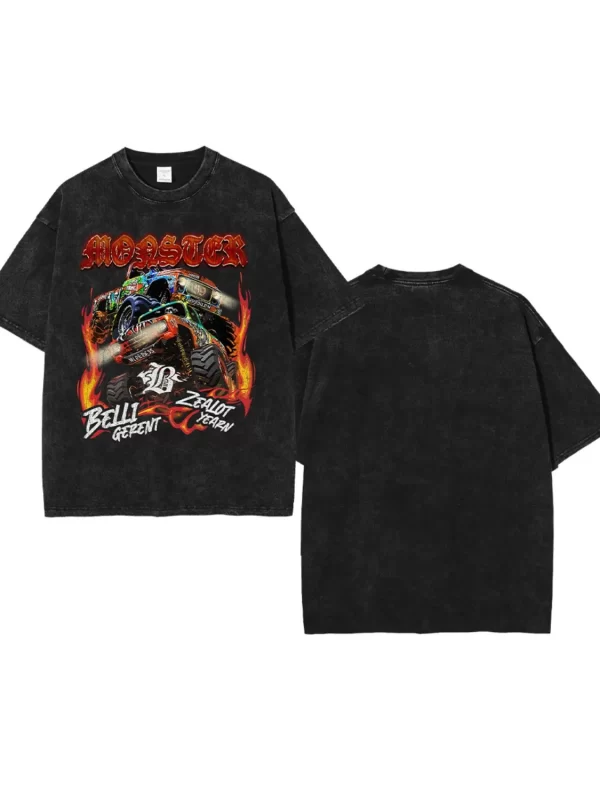 Men's Graphic Round Neck Half Sleeve T-Shirt - Image 2