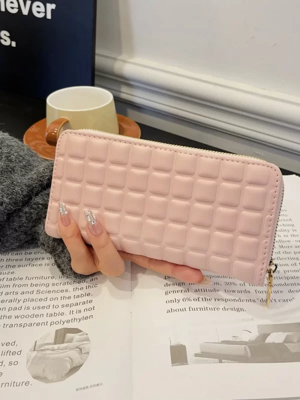 PU Leather Solid Color Wallet - Image 15