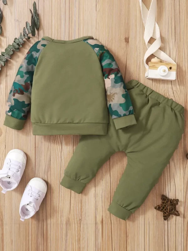 Children's Camouflage Top and Pants Set - Image 4