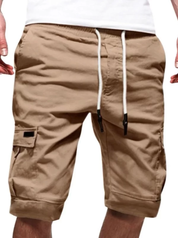 Men's Plus Size Drawstring Shorts