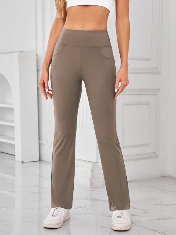 Lovelet High Waist Active Pants with Pockets - Image 9