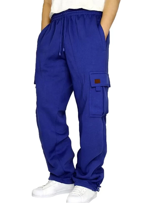 Men's Full Size Drawstring Pants with Pockets Plus Size - Image 7