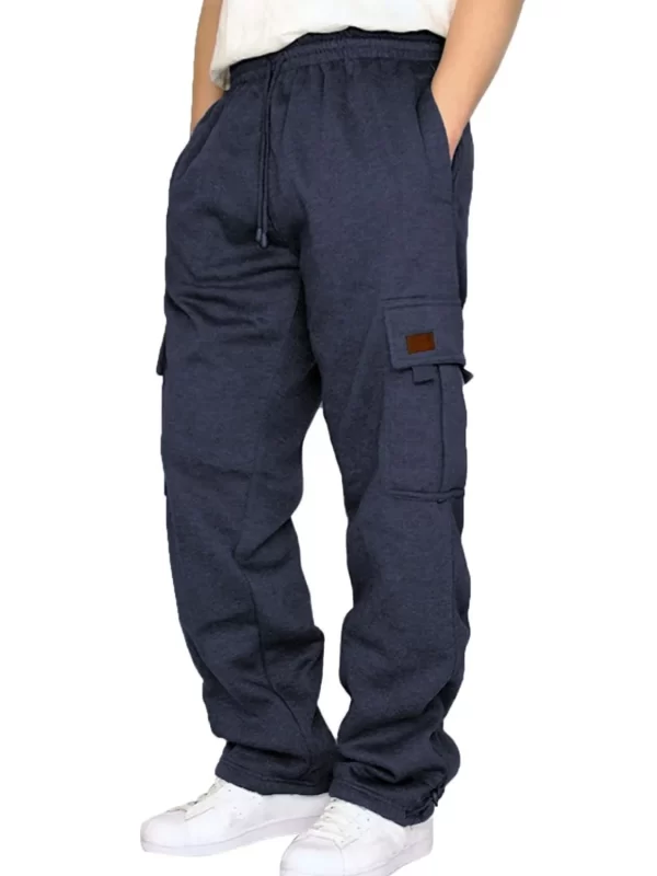 Men's Full Size Drawstring Pants with Pockets Plus Size - Image 4