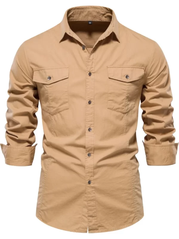 Men's Button Down Collared Neck Shirt