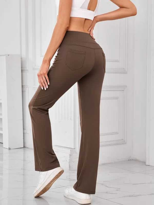 Lovelet High Waist Active Pants with Pockets - Image 3