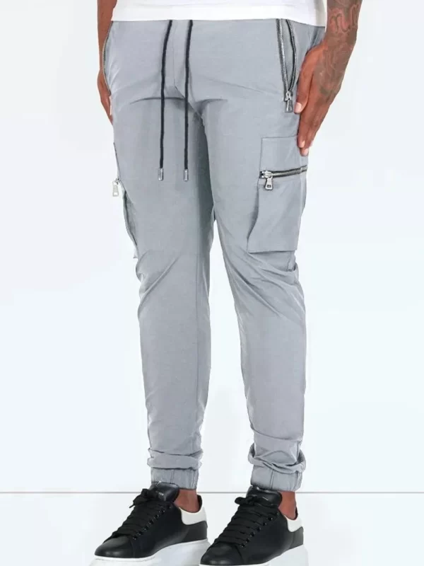 Men's Drawstring Pants with Pockets - Image 8