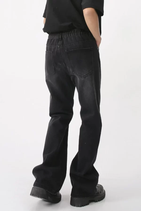 Casual Mid-Rise Elasticated Waistband Jeans - Image 3