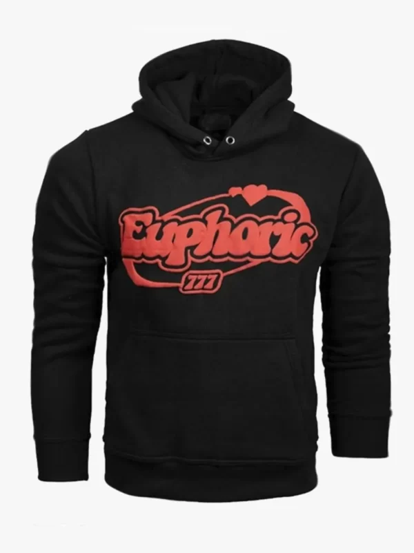 Men's Letter Graphic Long Sleeve Hoodie - Image 3