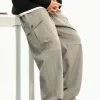 Men's Plus Size Drawstring Pants with Pockets