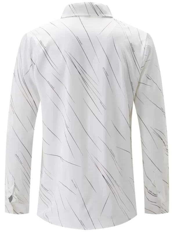 Men's Full Size Button Up Long Sleeve Shirt Plus Size - Image 6