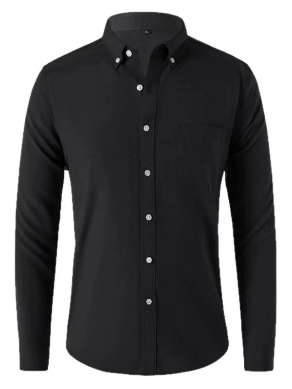 Men's Plus Size Button Down Collared Neck Shirt