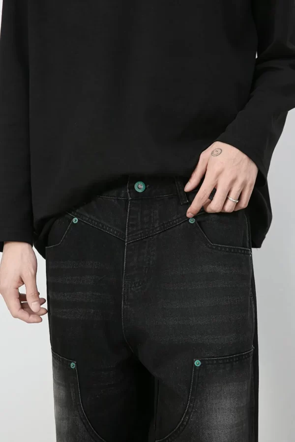 Men's Wide Leg Jeans - Image 3