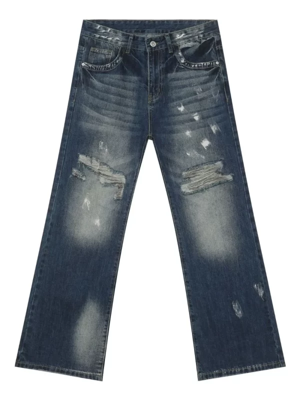 Men's Distressed Jeans - Image 2