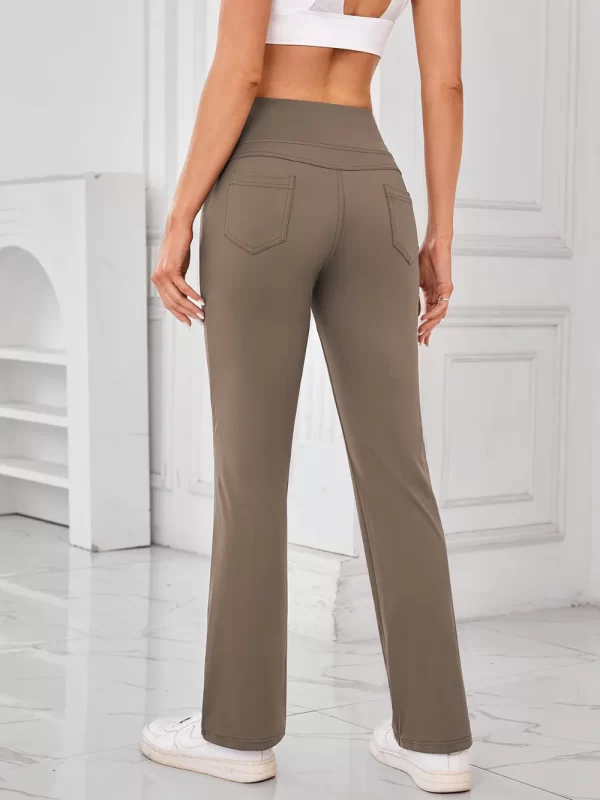 Lovelet High Waist Active Pants with Pockets - Image 12