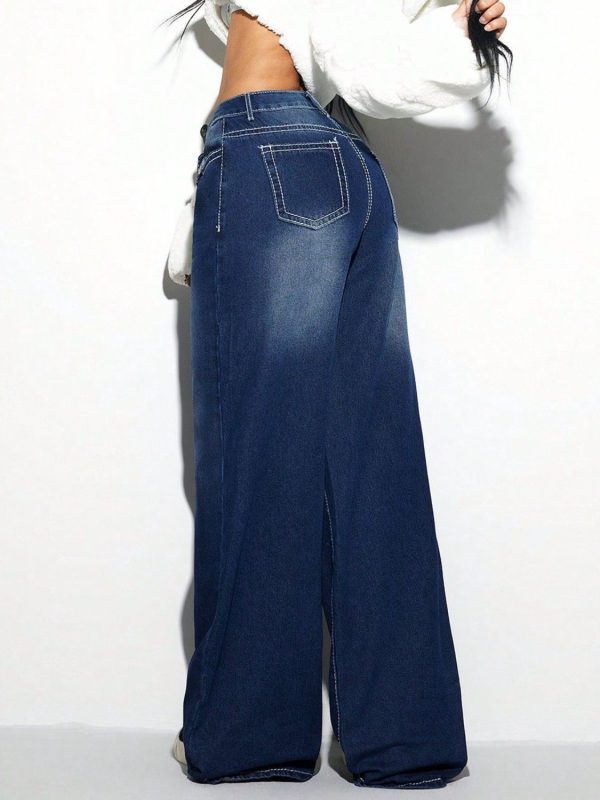 Cross Wide Leg Jeans - Image 6
