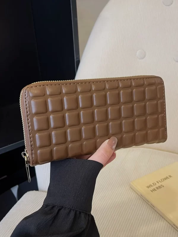 PU Leather Solid Color Wallet - Image 7