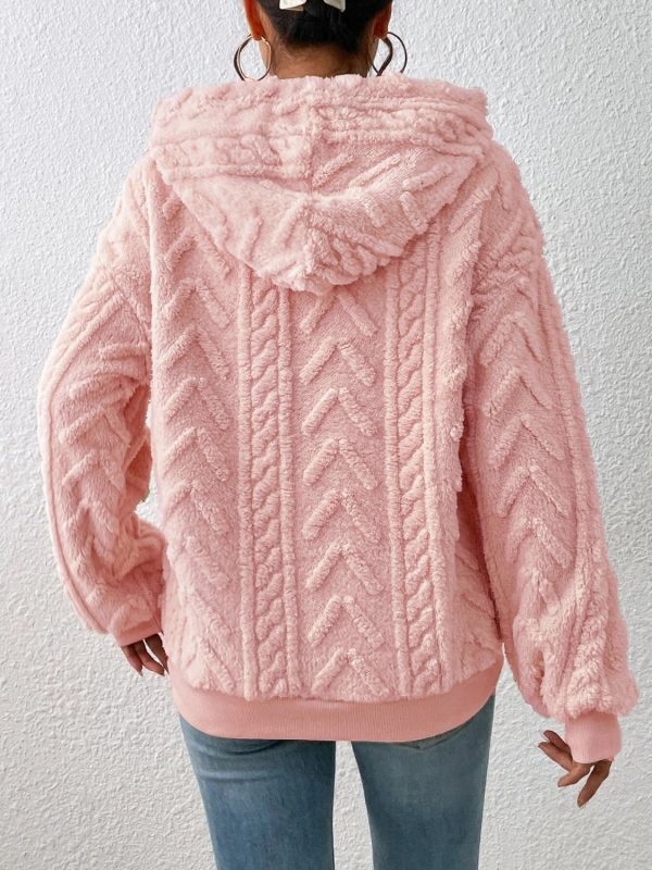 Drawstring Long Sleeve Hoodie - Image 8