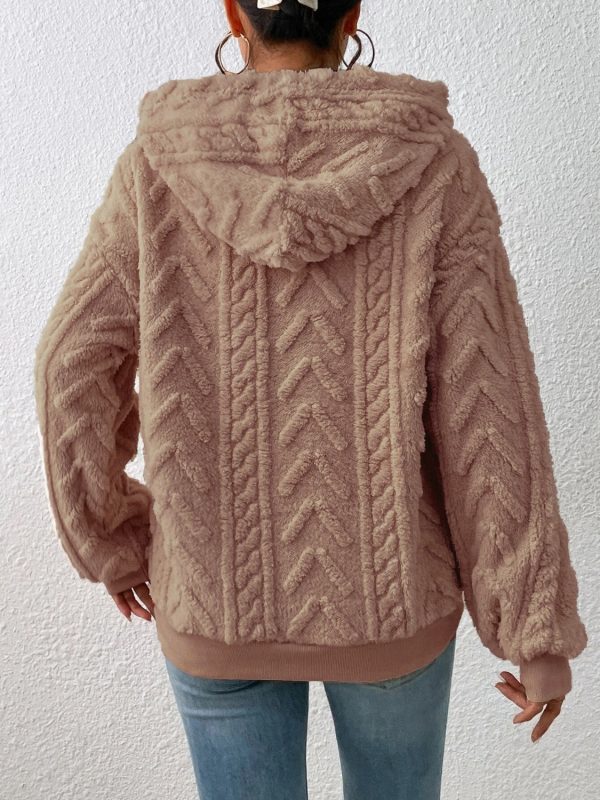 Drawstring Long Sleeve Hoodie - Image 26