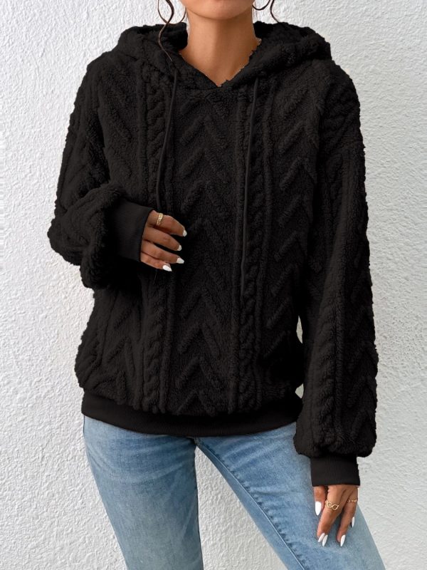 Drawstring Long Sleeve Hoodie - Image 9