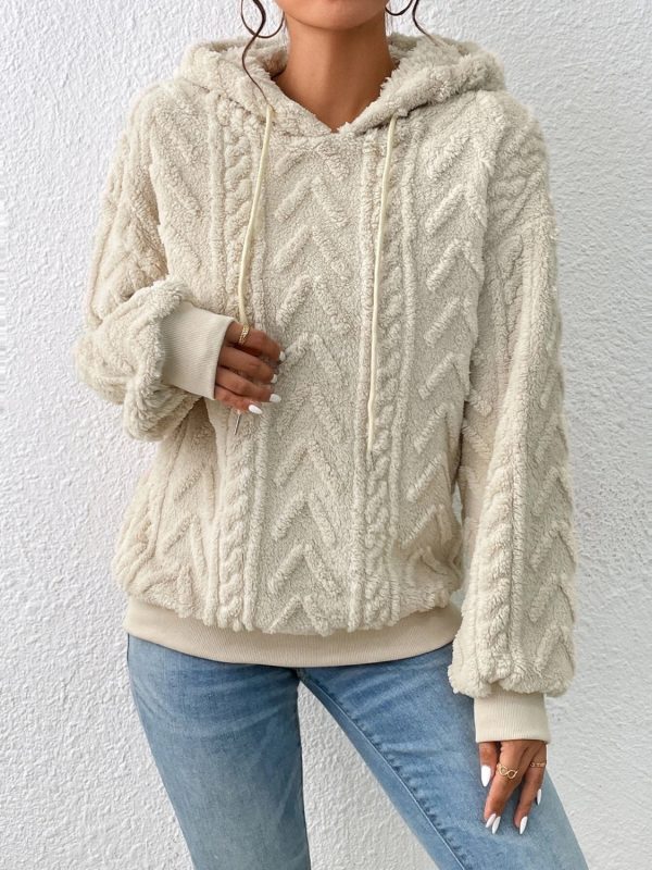 Drawstring Long Sleeve Hoodie - Image 2