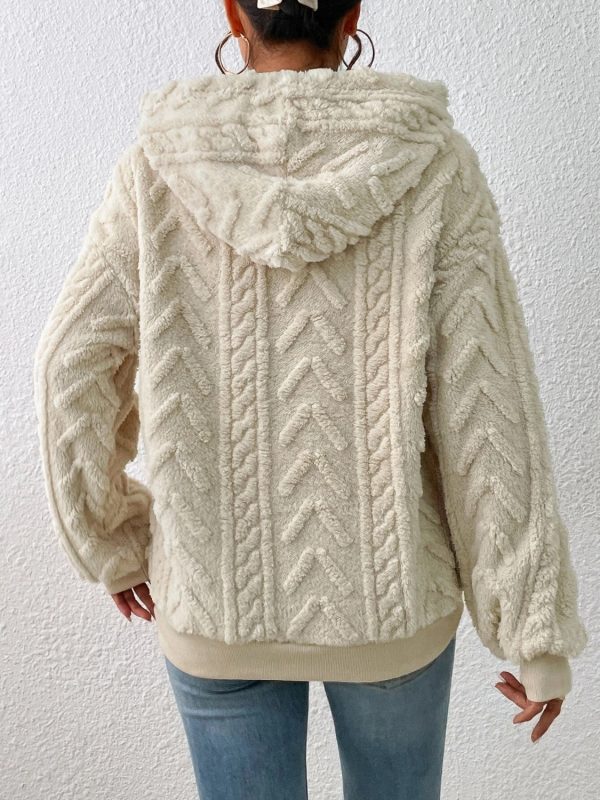 Drawstring Long Sleeve Hoodie - Image 3