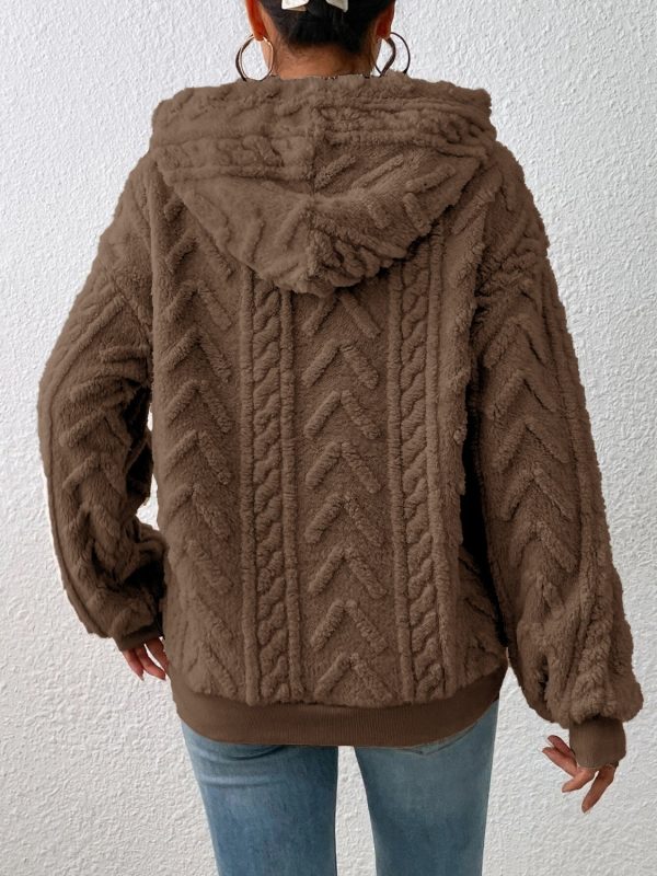 Drawstring Long Sleeve Hoodie - Image 14