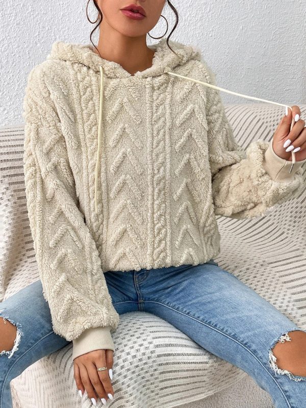 Drawstring Long Sleeve Hoodie - Image 4