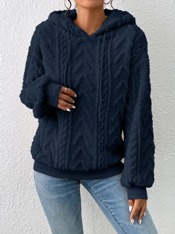 Drawstring Long Sleeve Hoodie - Image 15