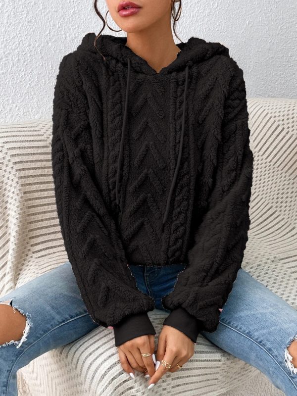 Drawstring Long Sleeve Hoodie - Image 10