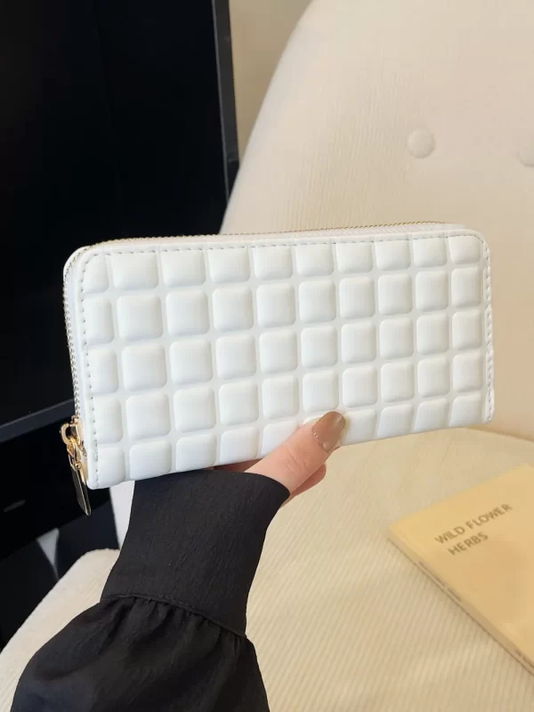 PU Leather Solid Color Wallet - Image 3
