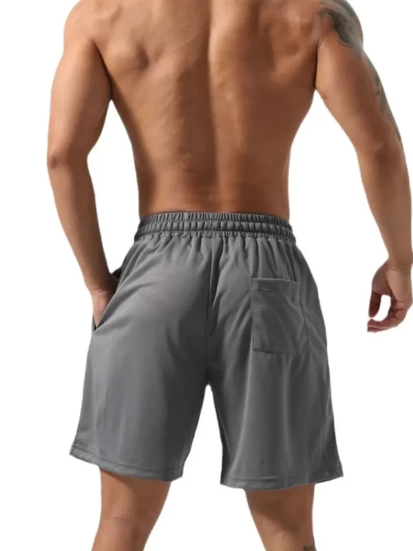 Men's Plus Size Letter Drawstring Shorts - Image 2