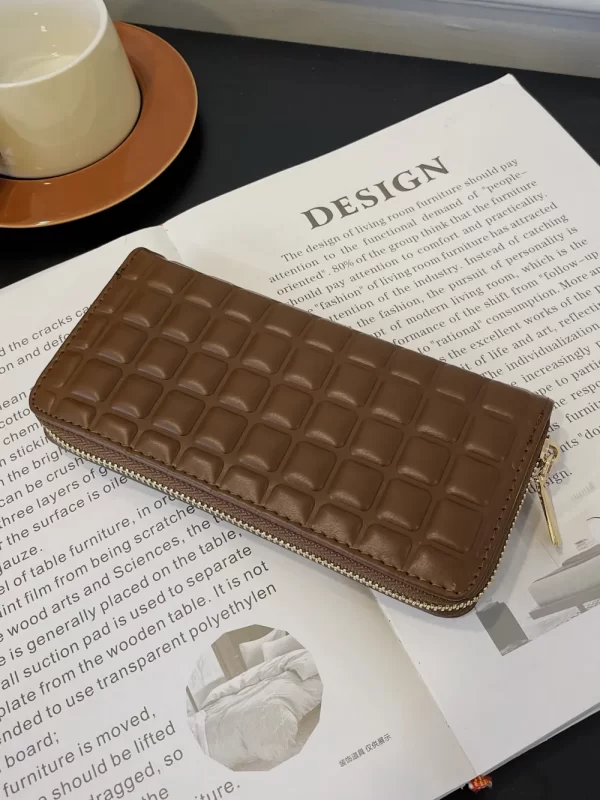 PU Leather Solid Color Wallet - Image 8
