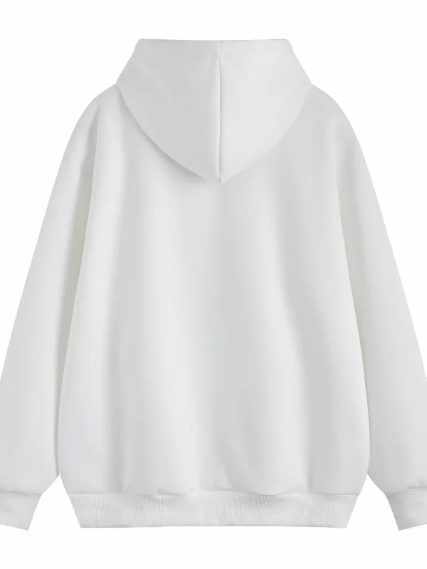 Men's Graphic Long Sleeve Drawstring Hoodie - Image 6