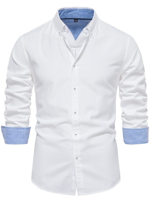 Men's Button Down Collared Neck Shirt - Image 8