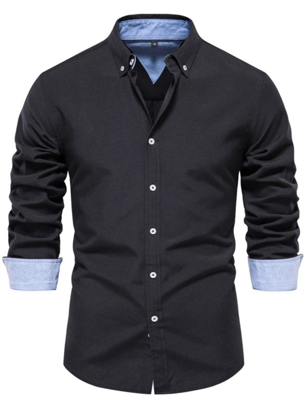 Men's Button Down Collared Neck Shirt - Image 7