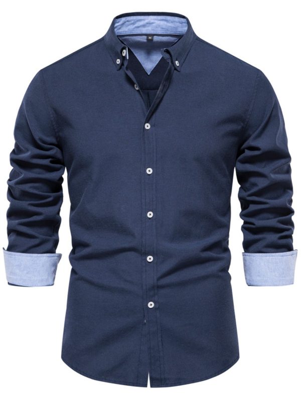 Men's Button Down Collared Neck Shirt - Image 2
