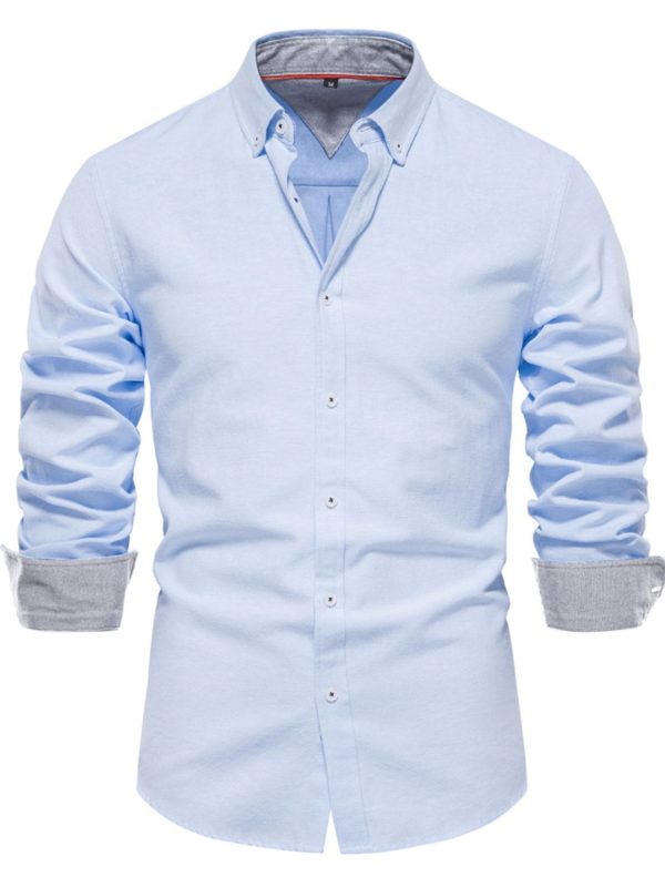 Men's Button Down Collared Neck Shirt - Image 10