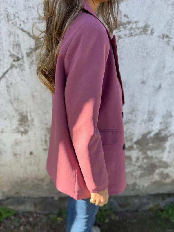 Full Size Collared Neck Long Sleeve Blazer - Image 12