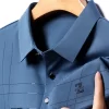 Men's Plus Size Short Sleeve Classic Business Polo Shir