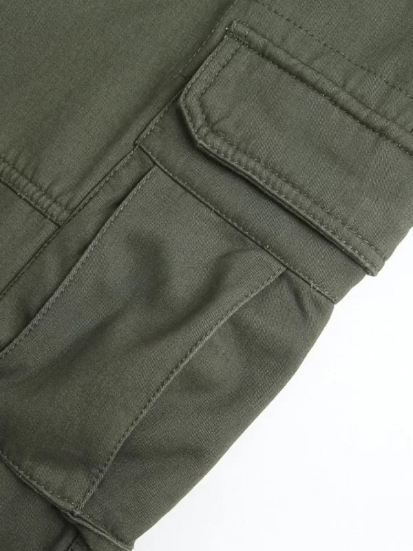 Men's Solid Color Cargo Pants - Image 5