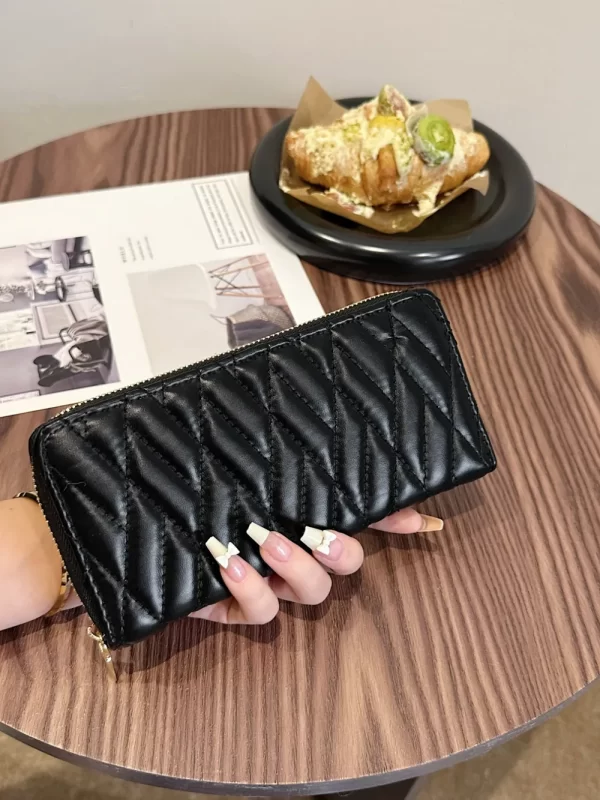 PU Leather Solid Color Wallet - Image 21