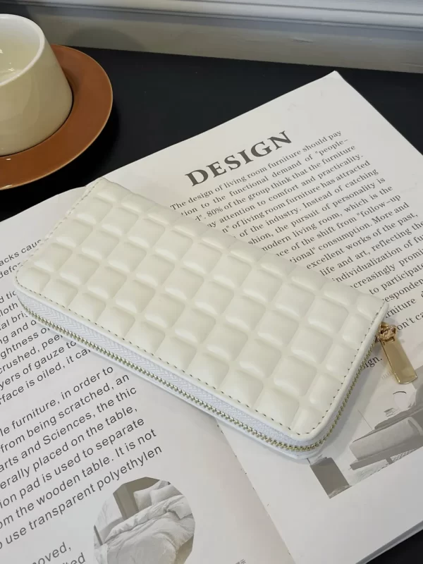 PU Leather Solid Color Wallet - Image 2