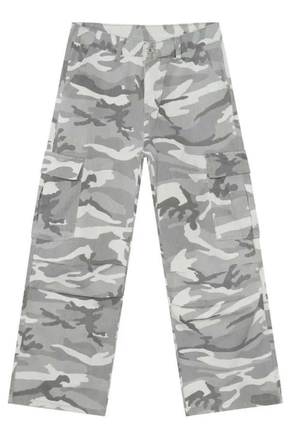 Men's Camouflage Cargo Jeans - Image 3