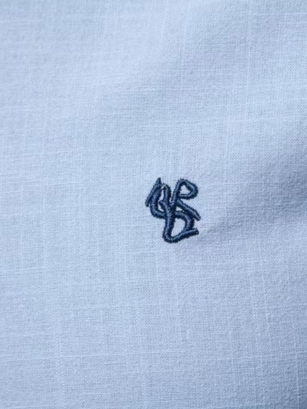 Men's Full Size Button Down Embroidered Shirt Plus Size - Image 4