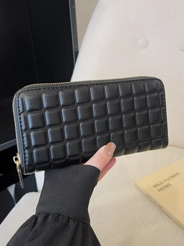 PU Leather Solid Color Wallet - Image 21