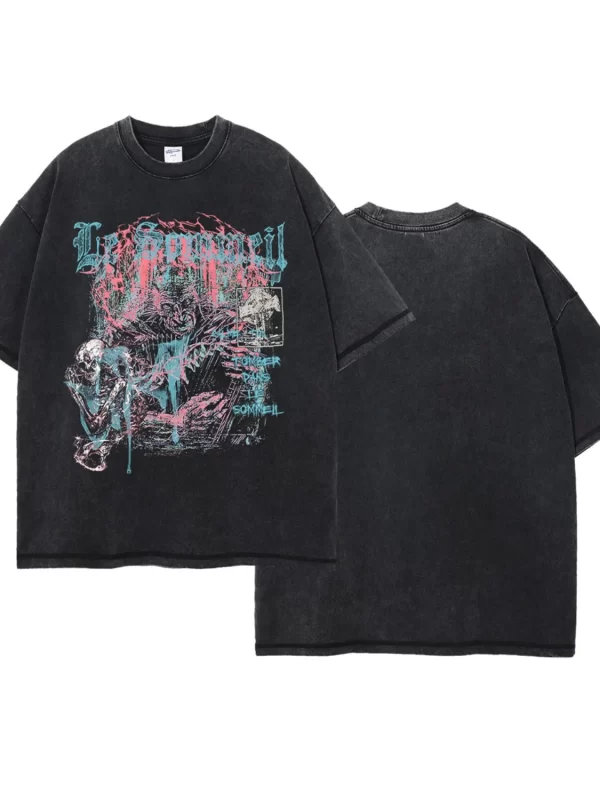 Men's Graphic Round Neck Half Sleeve T-Shirt - Image 2
