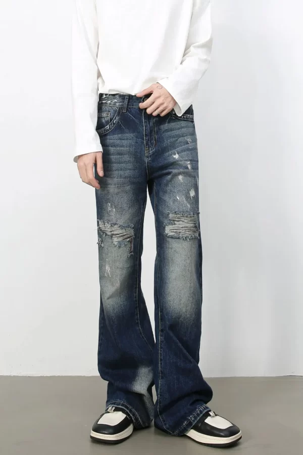 Men's Distressed Jeans - Image 3