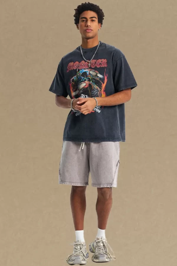 Men's Graphic Round Neck Half Sleeve T-Shirt - Image 5