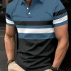 Men's Full Size Collared Neck Short Sleeve Polo Plus Size