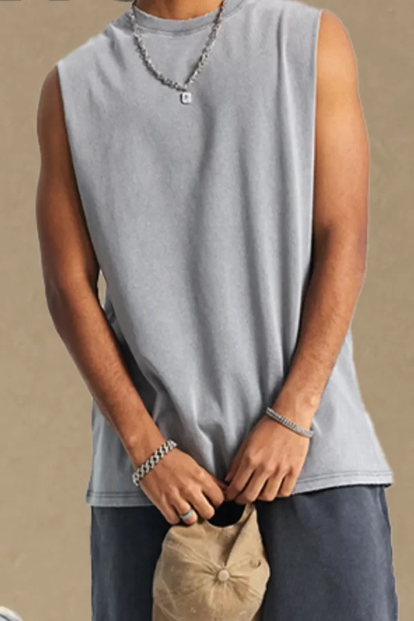 Men's Round Neck Tank - Image 6